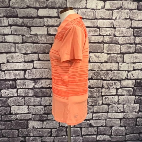 Puma Peach Short Sleeve Polo Size Medium - Picture 4 of 8